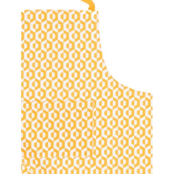 Žuta pamučna pregača Tiseco Home Studio Hexagon-image-2