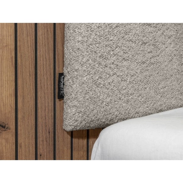 Svijetlo sivi bračni krevet s podnicom 160x200 cm Lior – Bobochic Paris-image-4