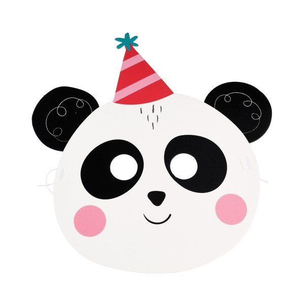 Set od 6 maski od papira Rex London Party-image-4