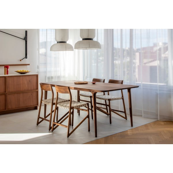 Crna/smeđa blagovaonska stolica Fawn – Gazzda-image-2