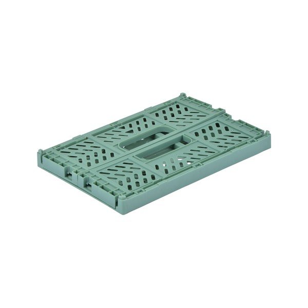 Svijetlo zelena plastična kutija za pohranu 21x14.5x8 cm – Homéa-image-2