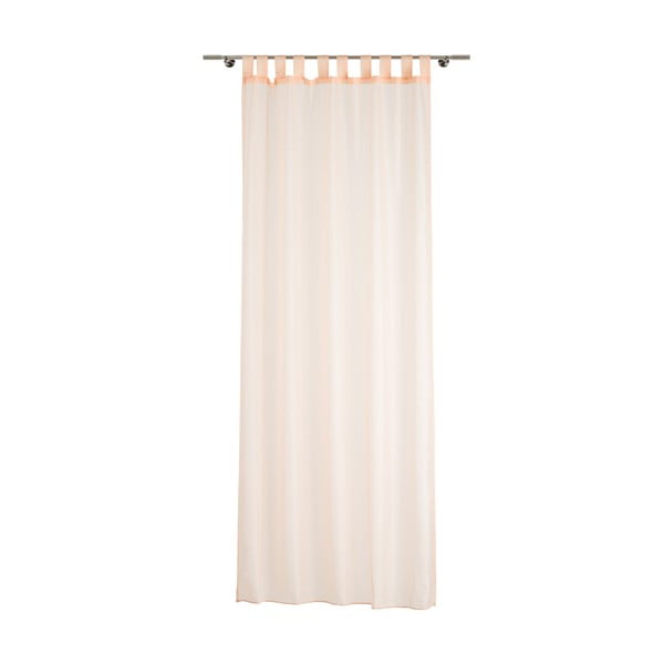 Ružičasta prozirna zavjesa od voila 140x245 cm Voile – Mendola Fabrics
