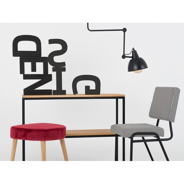 Crna visilica s metalnim sjenilom 90x90 cm Coben - CustomForm-image-3