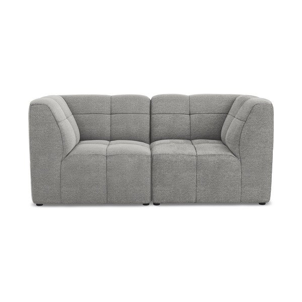 Siva sofa od bouclé tkanine 180 cm Aloha – Makamii