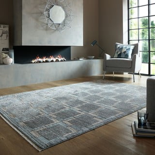Sivi/bež tepih 160x240 cm Evelyn Blocks – Flair Rugs