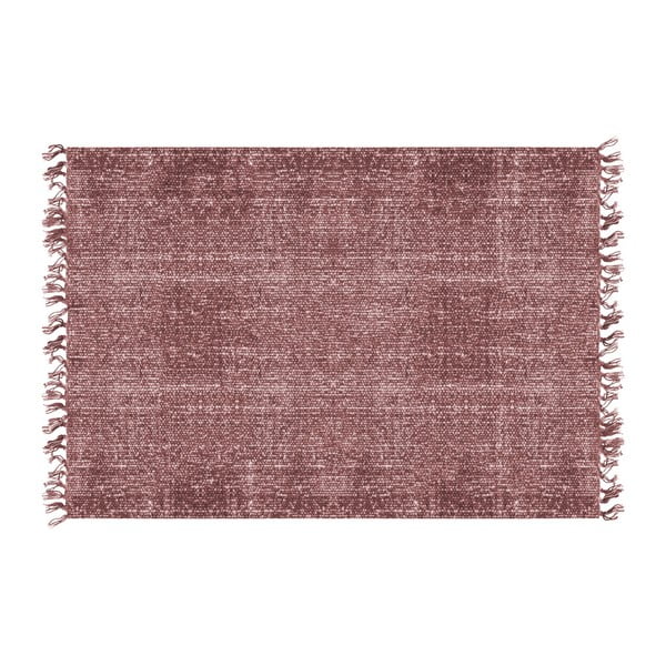 Crveni pamučni tepih PT LIVING Washed, 140 x 200 cm