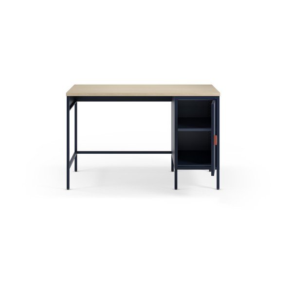 Radni stol s pločom stola u dekoru hrasta 60x120 cm Sayla – Marckeric-image-3