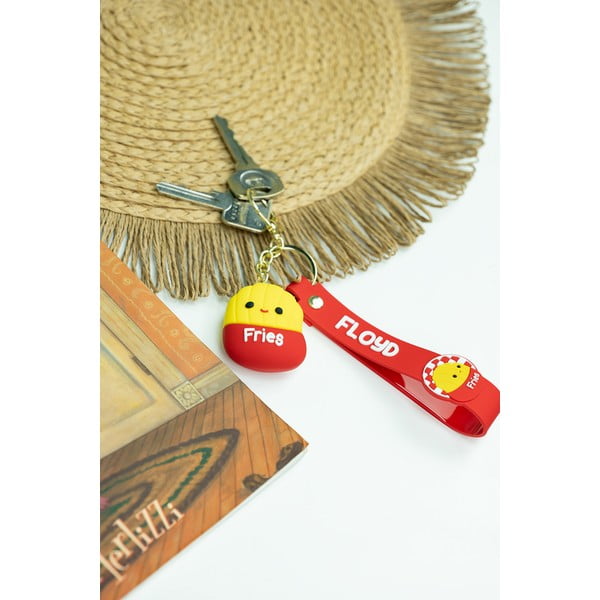 Crveni privjesak za ključeve Fizz Floyd – SQUISHMALLOWS-image-1