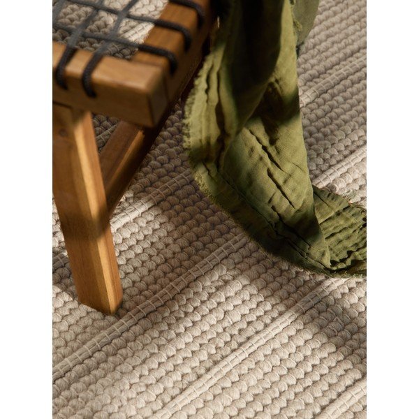 Bež ručno rađen vunen tepih 80x150 cm Camden Parker – Ted Baker-image-2