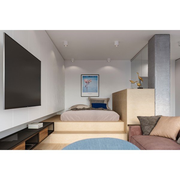 Bijela stropna svjetiljka Sollux Luigi-image-1