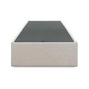 Bež tapecirani krevet s prostorom za odlaganje 90x190 cm Matters – Kave Home