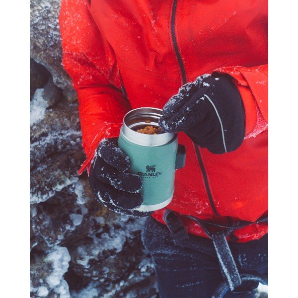 Zelena termosica od nehrđajućeg čelika za hranu 400 ml Legendary Classic Hammer Tone Green – Stanley-image-4