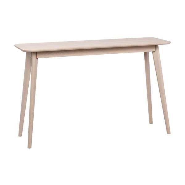 Konzolni stol u dekoru hrasta u prirodnoj boji 120x40 cm Yumi - Rowico-image-3