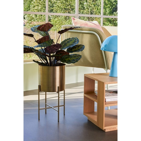 Set od 2 tegle s postoljem u boji mesinga Hübsch Gardo-image-1