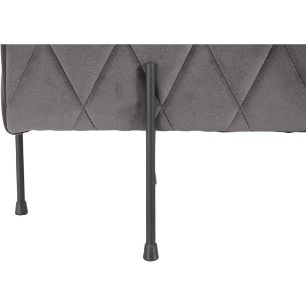 Siva baršunasta klupa Toni - Støraa-image-3