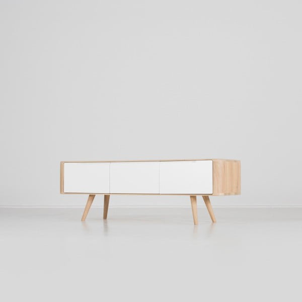 TV stolić od hrastovog drveta drveta Gazzda Ena, 135 x 42 x 45 cm-image-4