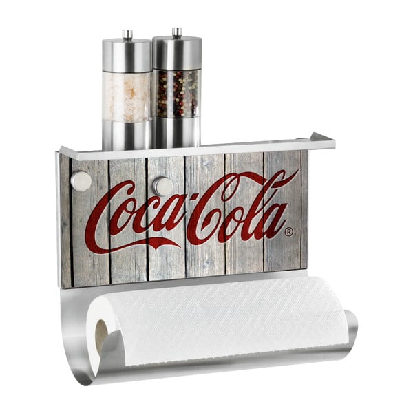 Magnetski držač ručnika s Wenko Coca-Cola Wood policom