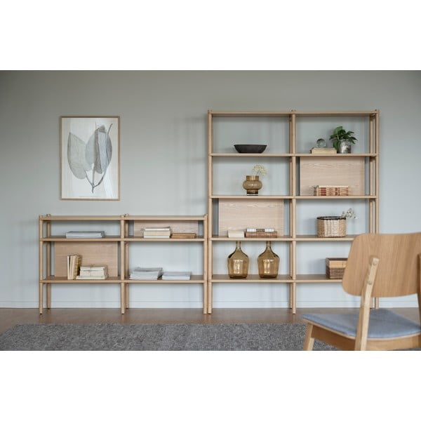 Polica za knjige s hrastovim furnirom Rowico Holton-image-4