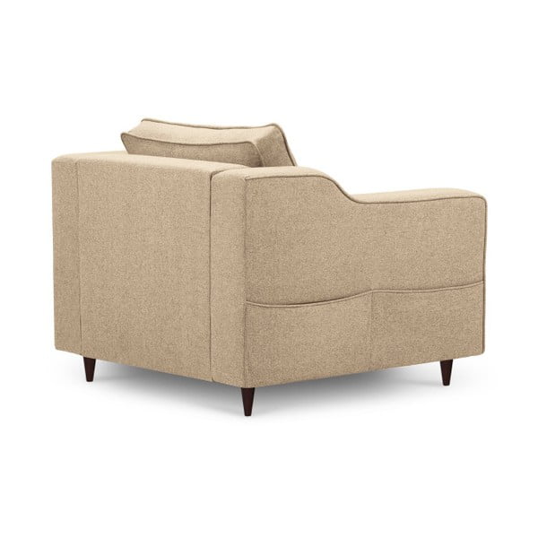 Bež fotelja Mazzini Sofas Narcisse-image-3