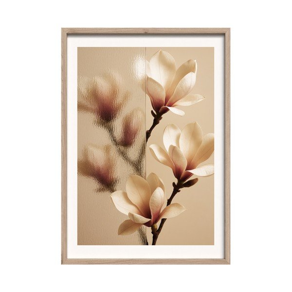 Tiskana slika s okvirom 50x70 cm Soft Magnolia – Styler