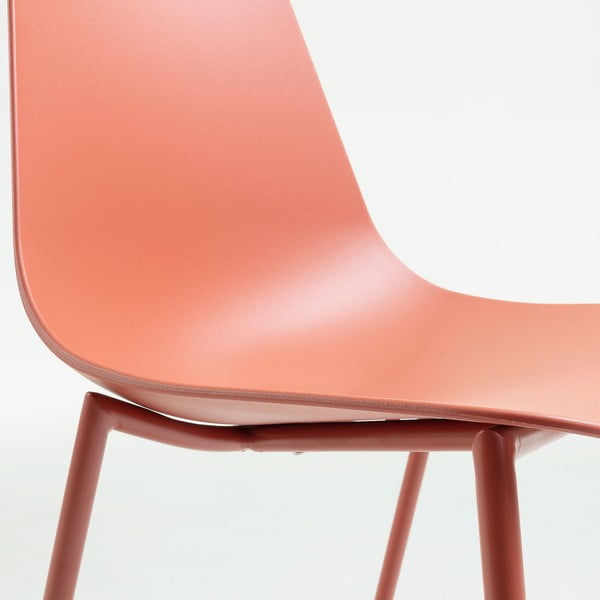 Tamno narančasta blagovaonska stolica Kave Home Wass-image-1