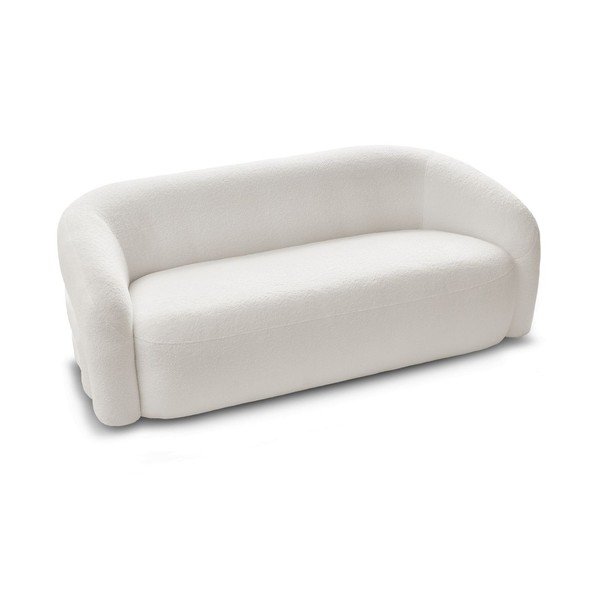 Bijela sofa od bouclé tkanine 193 cm Elina – Bobochic Paris-image-3