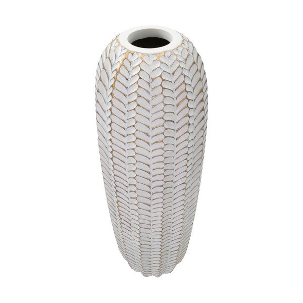 Bijela vaza od polyresina (visina 67 cm) Resina – Mauro Ferretti-image-2