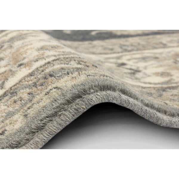 Sivi vuneni tepih 200x300 cm Beatrice – Agnella-image-2