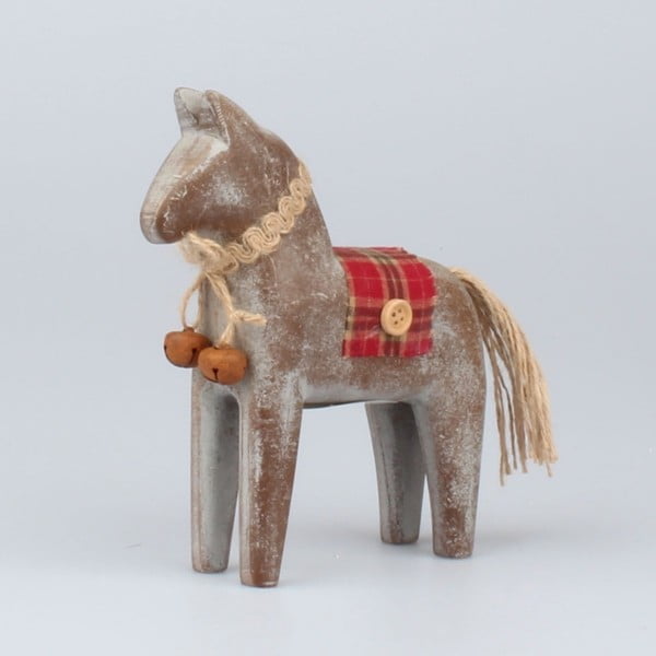 Božićni ukras u obliku Dakls konja, visina 16,5 cm
