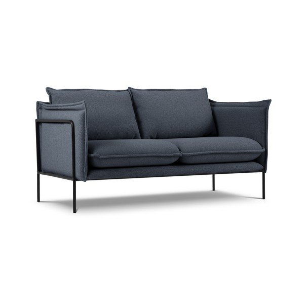 Tamnoplava sofa Interieurs 86 Andrea, 145 cm-image-1