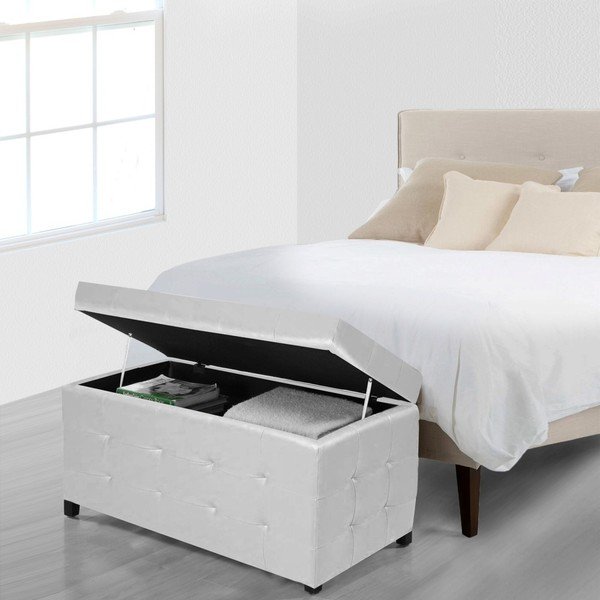 Bijela stolica sa prostorom za odlaganje Evergreen House Multi, 84 x 49 cm-image-2