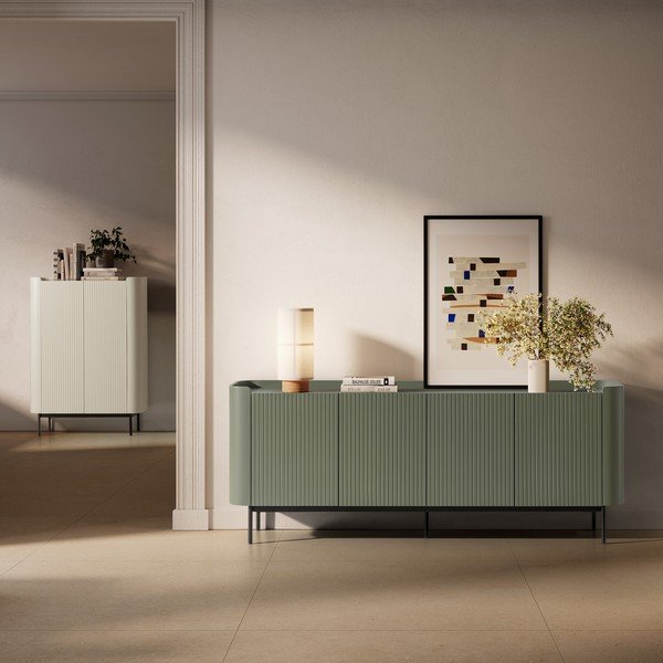 Krem ormarić 100x140x40 cm Willa – MOME-image-1