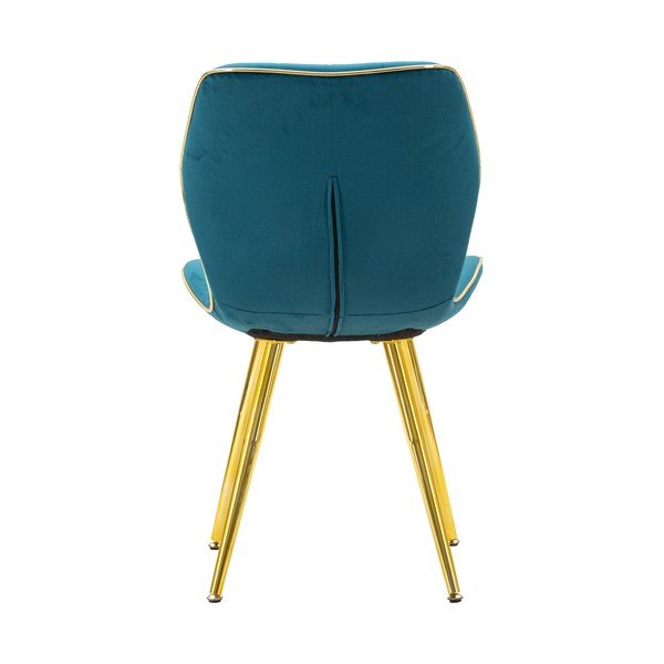 Set od 2 tirkizne tapecirane blagovaonske stolice Mauro Ferretti Paris-image-4