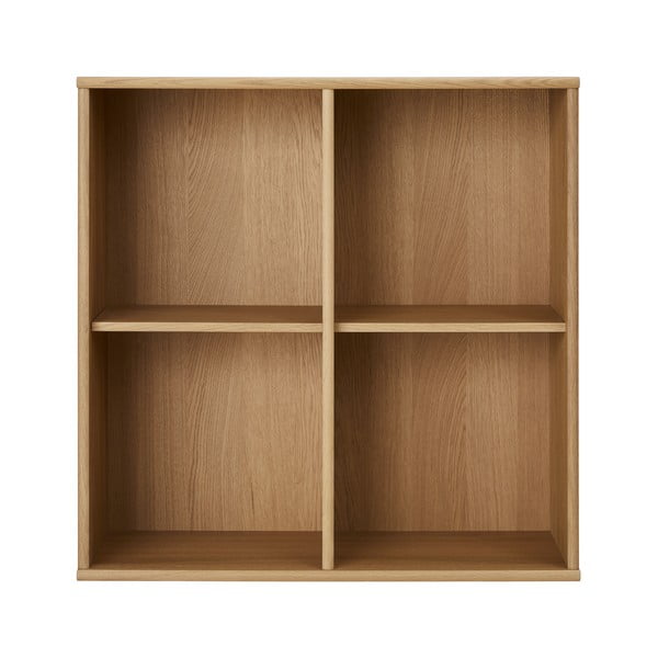 Viseća biblioteka u dekoru hrasta u prirodnoj boji 70x70 cm Mistral – Hammel Furniture