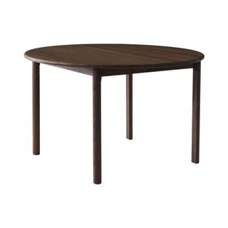 Smeđi okrugao proširiv blagovaonski stol od punog hrasta ø 120 cm Noor – Hammel Furniture