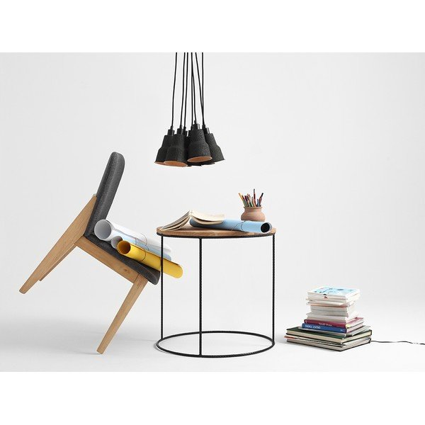 Crna viseća svjetiljka ø 32 cm Celulo – CustomForm-image-4
