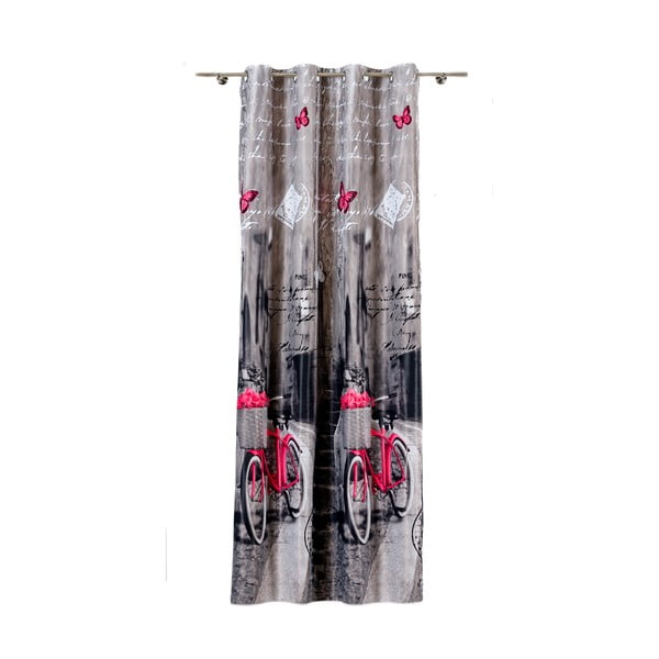 Siva zavjesa 140x245 cm Mercato – Mendola Fabrics-image-2