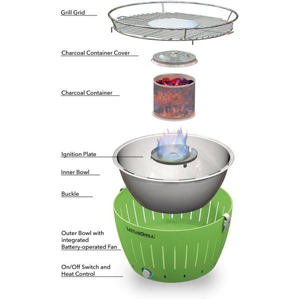 Ploča za paljenje od nehrđajućeg čelika XL – LotusGrill-image-1