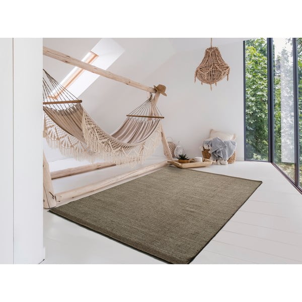 Tepih od smeđe vune Universal Kiran Liso, 160 x 230 cm-image-1