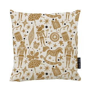Ukrasna jastučnica s božićnim motivom 45x45 cm Golden Nut Cracker – Butter Kings