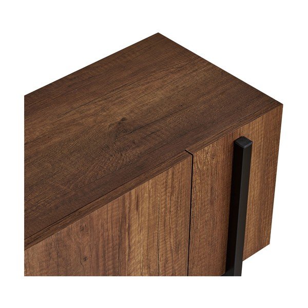 TV komoda u dekoru oraha u tamnoj prirodnoj boji 180x45x30 cm Nexus – Kalune Design-image-4