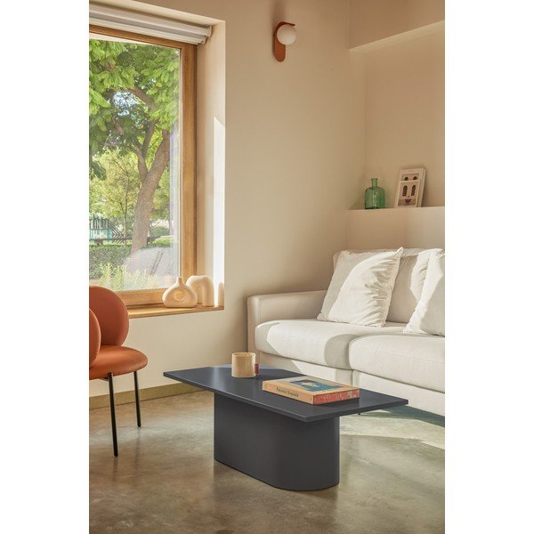 Antracitno sivi stolić za kavu 50x111 cm Totem – Teulat-image-1