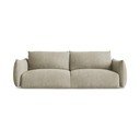 Bež sklopiva sofa od šenila 230 cm Leila – Makamii