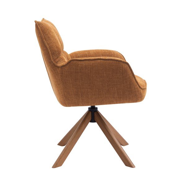 Narančaste podstavljene blagovaonske stolice u setu 2 kom Marilla – Unique Furniture-image-2