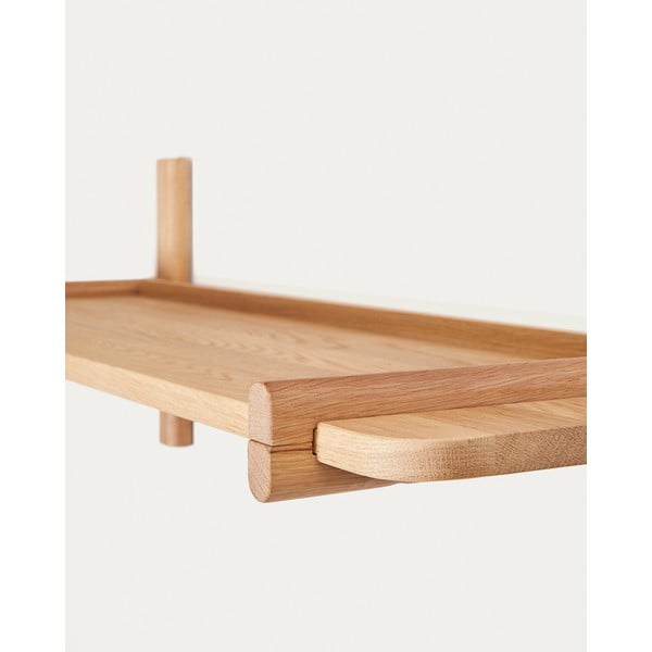 Modularni sustav polica od punog hrasta u prirodnoj boji 110x28 cm Sitra – Kave Home-image-3