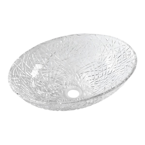 Stakleni umivaonik 50x36 cm Purus – Sapho
