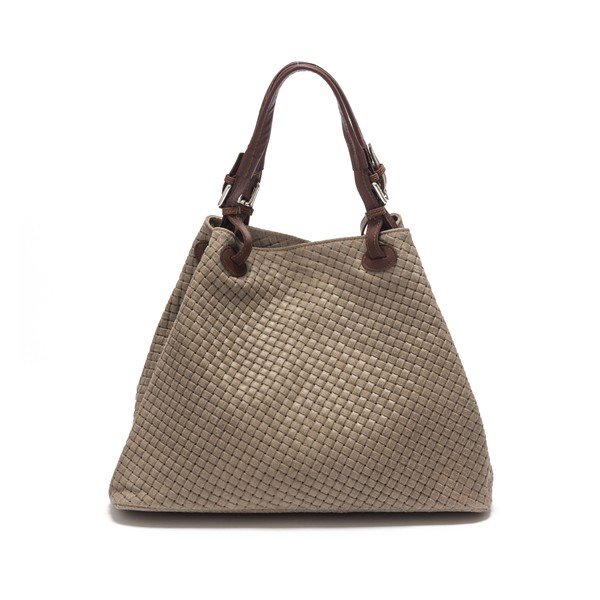 Sivo-smeđa kožna torbica Isabella Rhea br. 8019-image-1