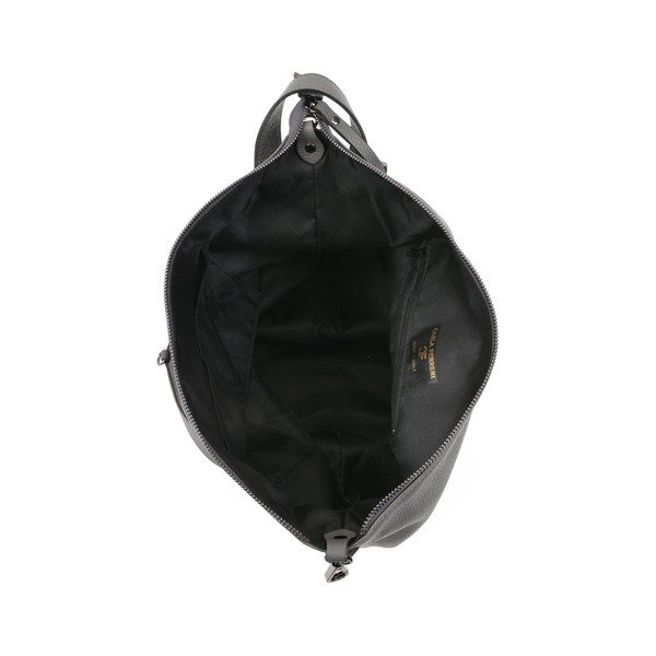 Sivi kožni ruksak Carla Ferreri Chic-image-3