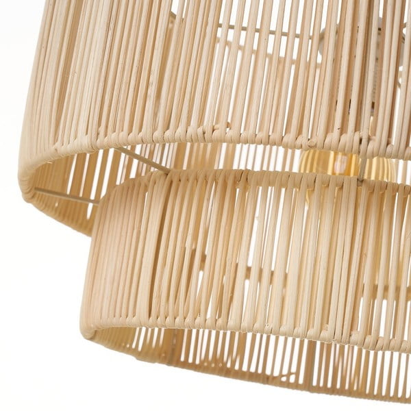 Stropna svjetiljka od ratana u prirodnoj boji sa sjenilom od ratana ø 38 cm Natural Way – Casa Selección-image-2