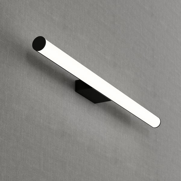 Crna zidna svjetiljka SULION Caspio, dužine 90 cm-image-1